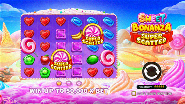 Sweet Bonanza Super Scatter schermata di gioco 1